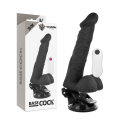 BASECOCK - VIBRATEUR ARTICULABLE TÉLÉCOMMANDE NOIR 20 CM -O- 4.5 CM 2 