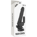 BASECOCK - REALISTIC VIBRATOR REMOTE CONTROL BLACK 18.5 CM -O- 4CM 4 