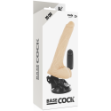 BASECOCK - VIBRATEUR NATUREL RÉALISTE TÉLÉCOMMANDE AVEC TESTICULES 20 CM -O- 4 CM 4 