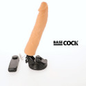 BASECOCK - REALISTIC VIBRATOR REMOTE CONTROL FLESH 21 CM -O- 4 CM 1 