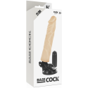 BASECOCK - REALISTIC VIBRATOR REMOTE CONTROL FLESH 21 CM -O- 4 CM 4 