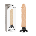 BASECOCK - VIBRATEUR RÉALISTE 2-1 NATUREL 20 CM -O- 4 CM 2 