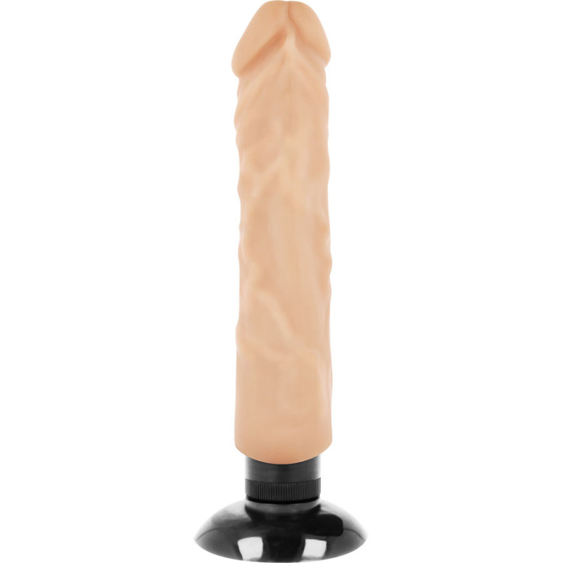 BASECOCK - VIBRATEUR RÉALISTE 2-1 NATUREL 20 CM -O- 4 CM 4 