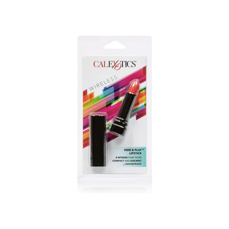 CALEXOTICS - HIDE & PLAY RED LIPSTICK STIMULATOR 1 