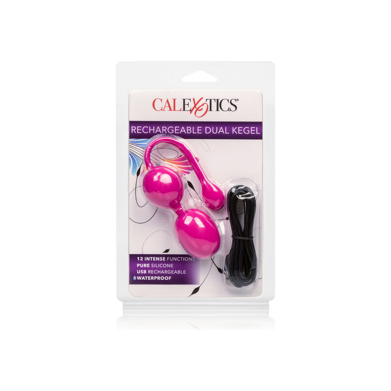 CALEXOTICS - RECHARGEABLE DOUBLE KEGEL ROSE 1 