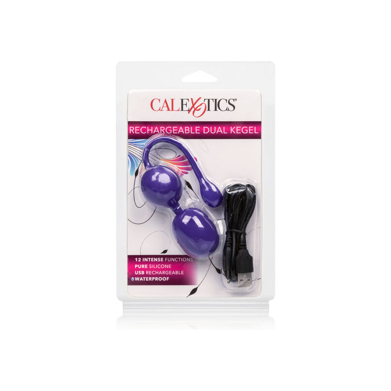 CALEXOTICS - RECHARGEABLE DUAL KEGEL VIOLET 1 