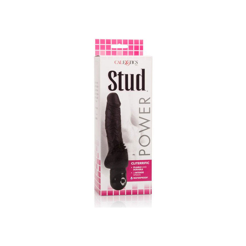 CALEXOTICS - POWER STUD CLITERRIFIC BLACK VIBRATOR 1 