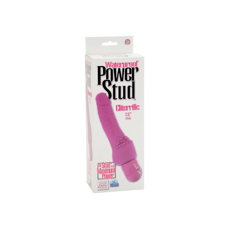 CALEXOTICS - POWER STUD CLITERRIFIC ROSA VIBRATOR 3 