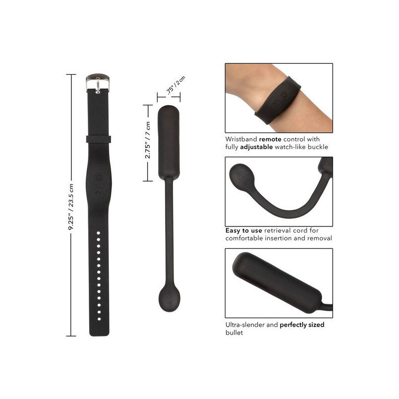 CALEXOTICS - WRISTBAND REMOTE PETITE BULLET 1 