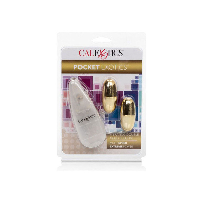 CALEXOTICS - PROIETTILI VIBRANTI GOLD DUO 3 