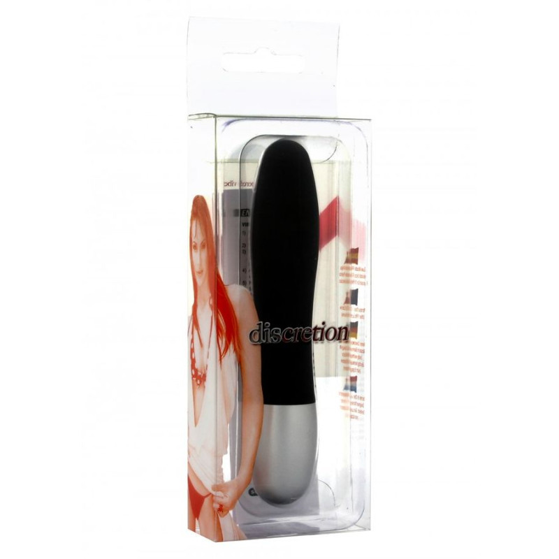 SEVEN CREATIONS - DISCRETION BLACK VIBRATOR 1 