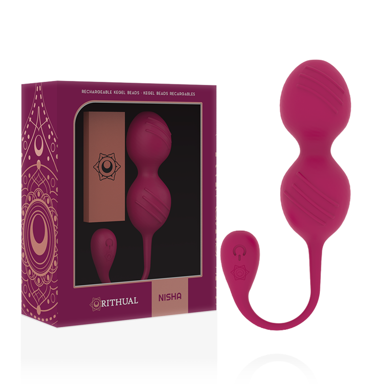 RITHUAL - BALLES DE KEGEL VIBRANTES RECHARGEABLES NISHA ORCHIDÉE 2 