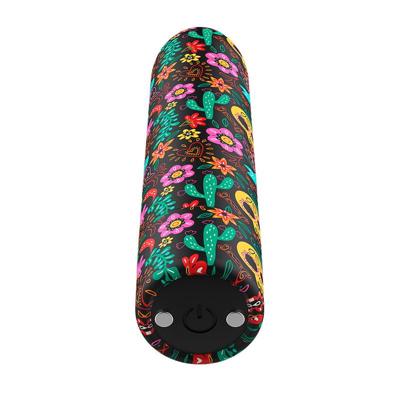 CUSTOM BULLETS - FLORAL RECHARGEABLE BULLET 10 INTENSITIES 3 