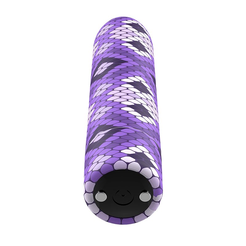 CUSTOM BULLETS - RECHARGEABLE SNAKE PURPLE MAGNETIC BULLET 10V 3 