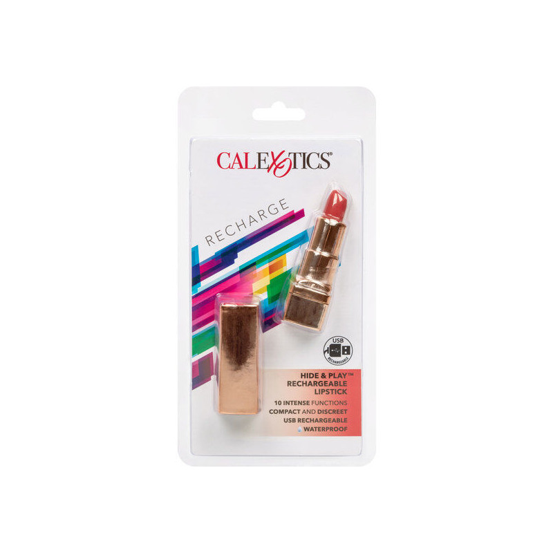 CALEXOTICS - BALA RECHARGEABLE LIPSTICK HIDE & PLAY RED 1 