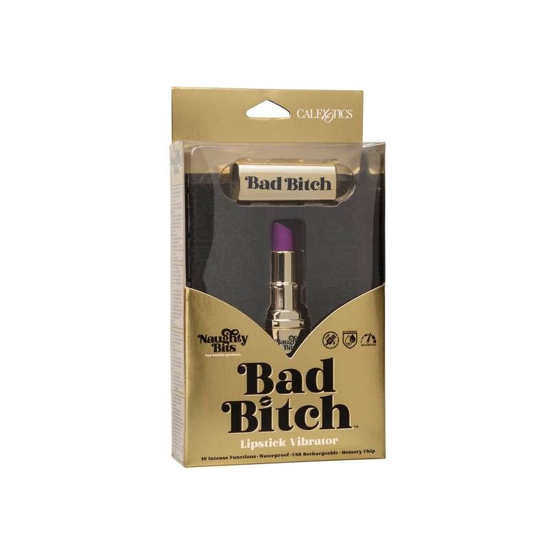 CALEXOTICS - BALA RECHARGEABLE LIPSTICK HIDE & PLAY BAD BITCH 4 