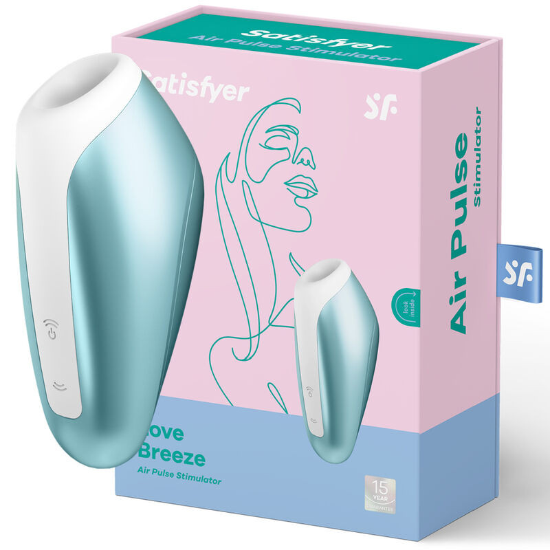 SATISFYER - LOVE BREEZE SUCCIONADOR BLEU GLACE 1 