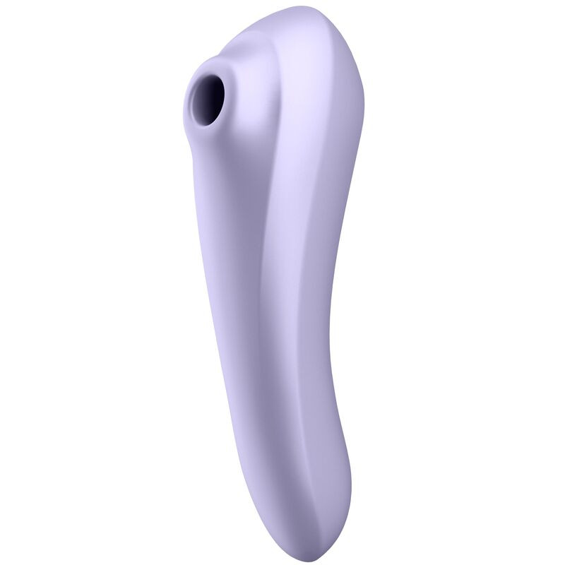 SATISFYER - VIBRATEUR DUAL PLEASURE AIR PULSE MAUVE 2 