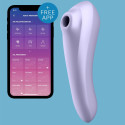 SATISFYER - VIBRATORE DUAL PLEASURE AIR PULSE MAUVE 3 