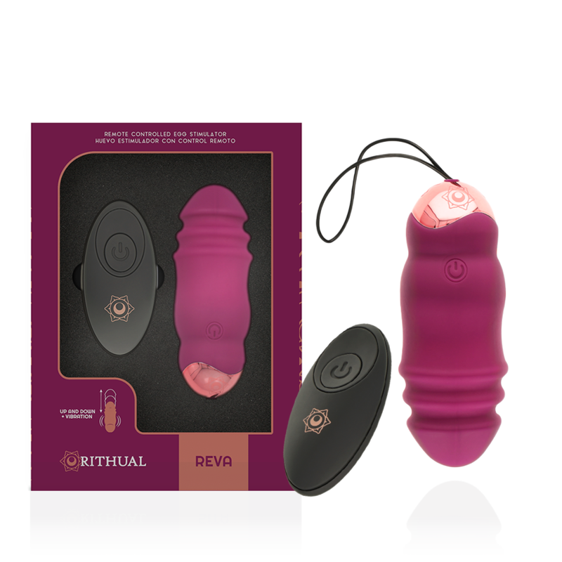 RITHUAL - REVA EGG TELECOMANDO SISTEMA UP&DOWN + VIBRAZIONE 1 