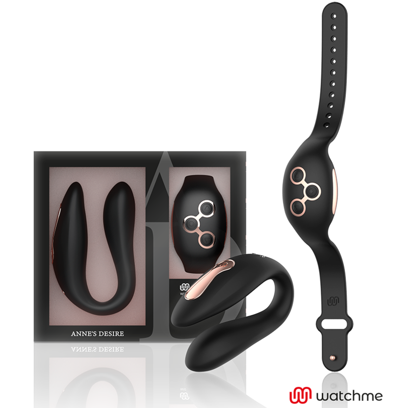 ANNE'S DESIRE - DUAL PLEASURE TECNOLOG A WATCHME NERO/ORO 1 