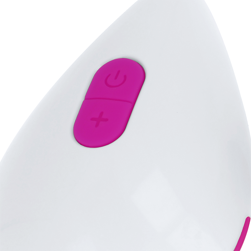 OHMAMA - TEXTURED VIBRATING EGG 10 MODES PURPLE AND WHITE 3 