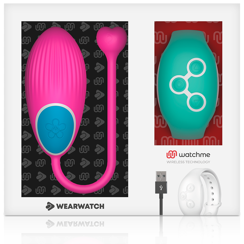 WEARWATCH - WATCHME TECHNOLOGY REMOTE CONTROL EGG FUCHSIA / SEAWATER 5 