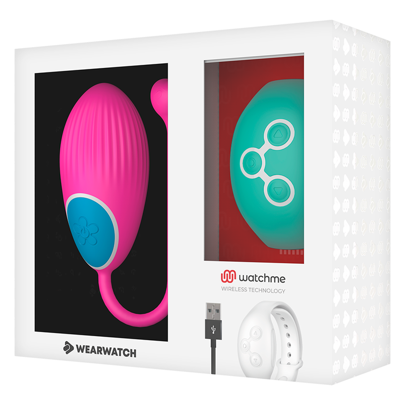 WEARWATCH - WATCHME-TECHNOLOGIE FERNBEDIENUNG EI FUCHSIA / MEERWASSER 6 