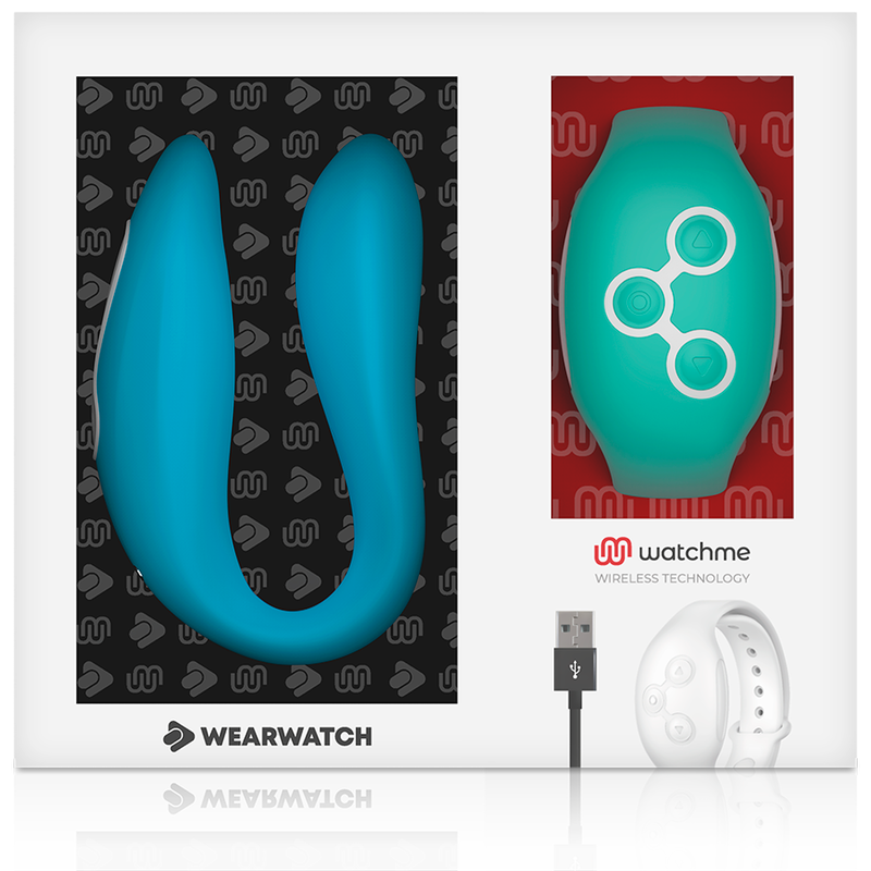 WEARWATCH - DUAL TECHNOLOGY WATCHME VIBRATOR INDIGO/SEAWATER 6 