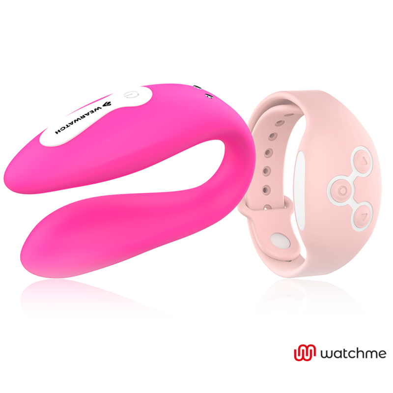 WEARWATCH - VIBRATEUR WATCHME DOUBLE TECHNOLOGIE FUCHSIA / ROSE 2 