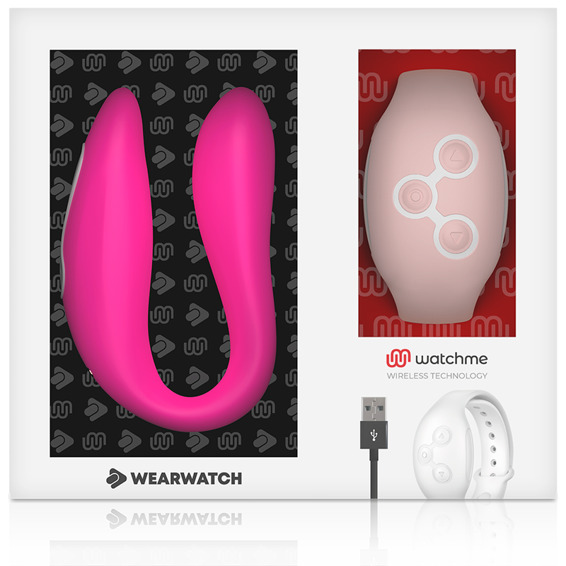 WEARWATCH - VIBRATORE WATCHME DOPPIA TECNOLOGIA FUCSIA / ROSA 6 