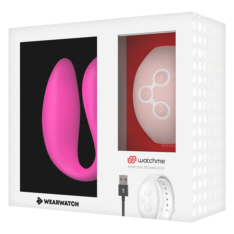 WEARWATCH - VIBRATORE WATCHME DOPPIA TECNOLOGIA FUCSIA / ROSA 7 