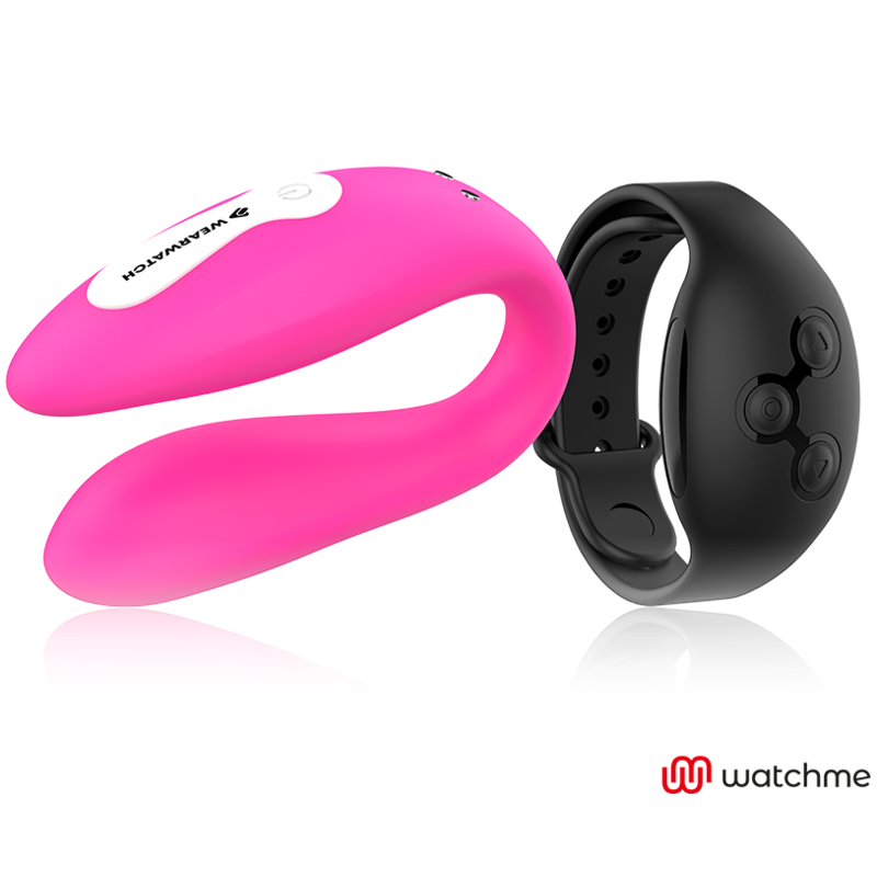 WEARWATCH - VIBRATEUR DOUBLE TECHNOLOGIE WATCHME FUCHSIA/AZABACHE 2 