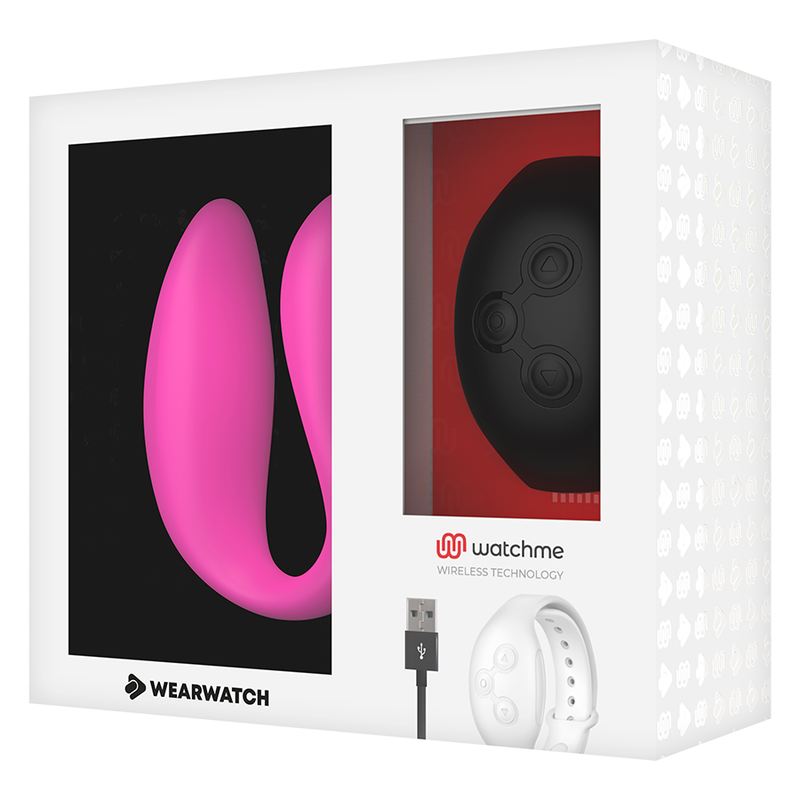 WEARWATCH - WATCHME DUAL TECHNOLOGY VIBRATOR FUCHSIA/AZABACHE 7 