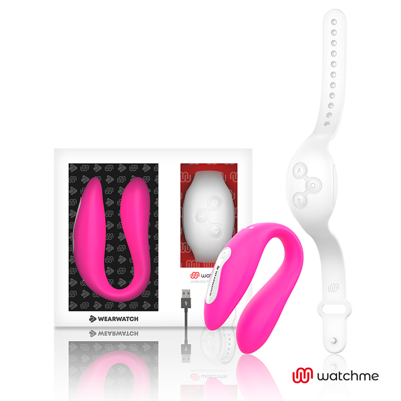 WEARWATCH - WATCHME DUAL TECHNOLOGY VIBRATOR FUCHSIA / SNOW 1 