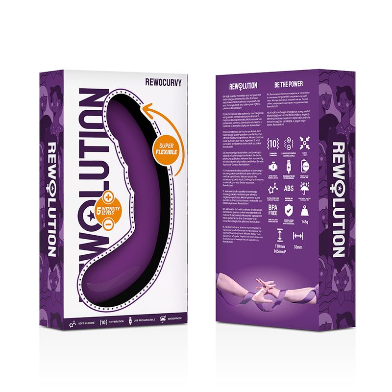 REWOLUTION - REWOCURVY RECHARGEABLE FLEXIBLE VIBRATOR 7 