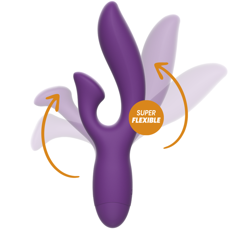 REWOLUTION - REWOFUN VIBRATEUR FLEXIBLE AVEC LAPIN 2 