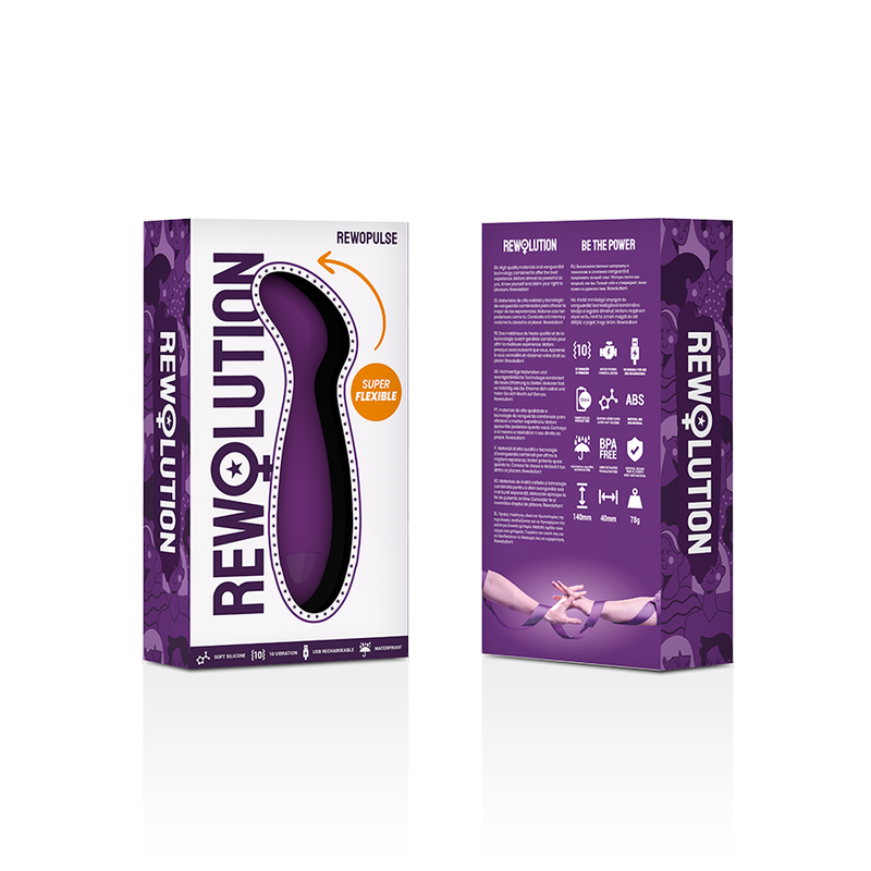 REWOLUTION - REWOPULSE VIBRATORE FLESSIBILE STIMOLATORE DEL PUNTO G 7 