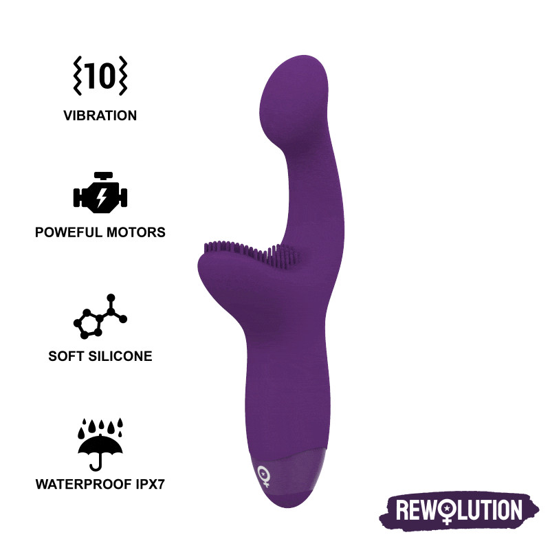 REWOLUTION - REWOKISS VIBRATOR POINT TO STIMULATOR 1 