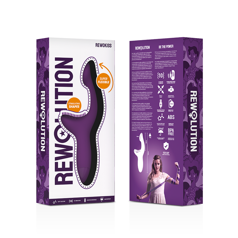 REWOLUTION - REWOKISS VIBRATORE PUNTO PER STIMOLATORE 8 