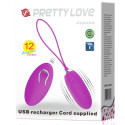 PRETTY LOVE - JOANNA VIBRATING EGG REMOTE CONTROL 12 MODES 7 