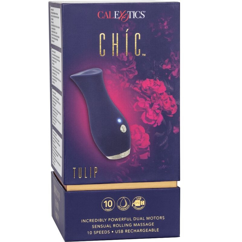 CALEXOTICS - CHIC TULPE MASSAGER BLAU 7 