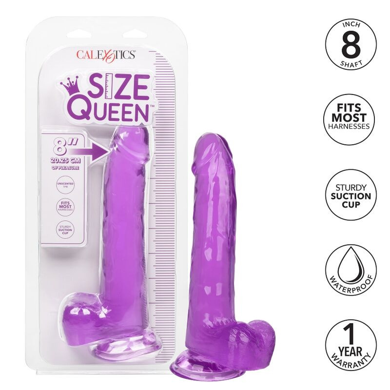 CALEXOTICS - GRÖSSE KÖNIGIN-DILDO LILA 20.3 CM 1 