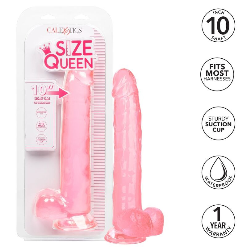 CALEXOTICS - SIZE QUEEN DILDO PINK 25.5 CM 1 