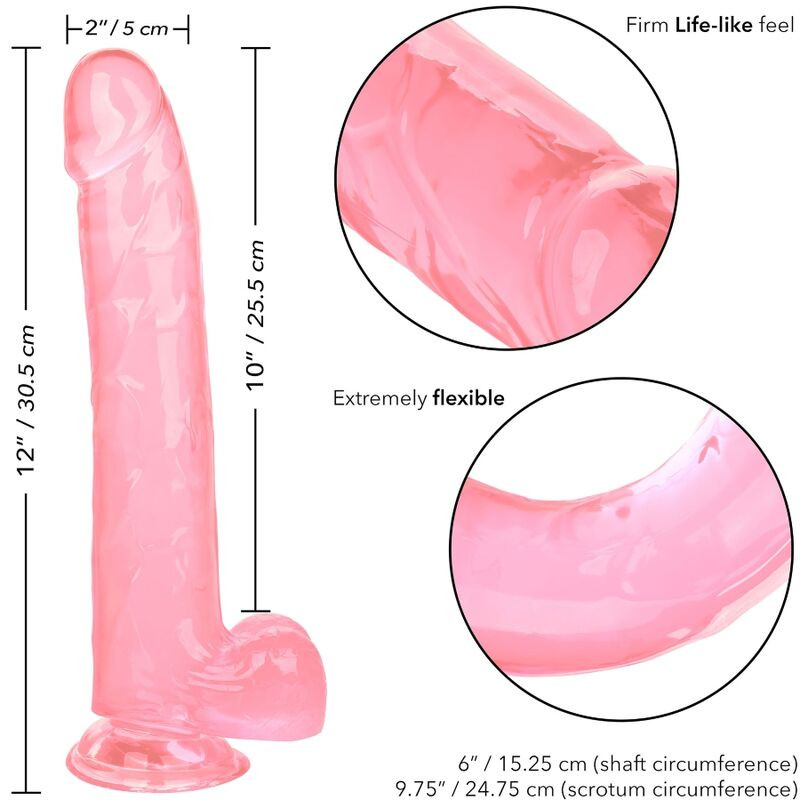 CALEXOTICS - GRÖSSE KÖNIGIN-DILDO ROSA 25.5 CM 5 