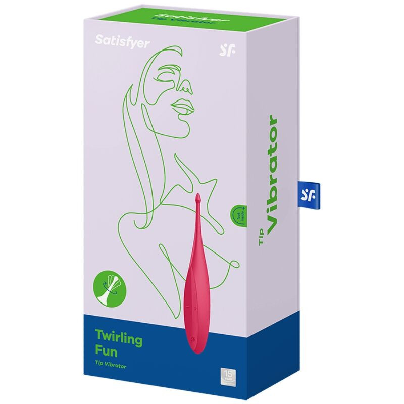 SATISFYER - VIBRATORE CON PUNTA TWIRLING FUN ROSSO 3 