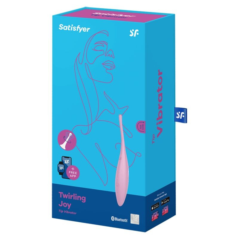 SATISFYER - TWIRLING JOY CLIT TIP VIBRATOR ROSA 3 