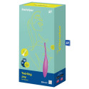 SATISFYER - TWIRLING JOY CLIT TIP VIBRATOR FUCHSIA 3 