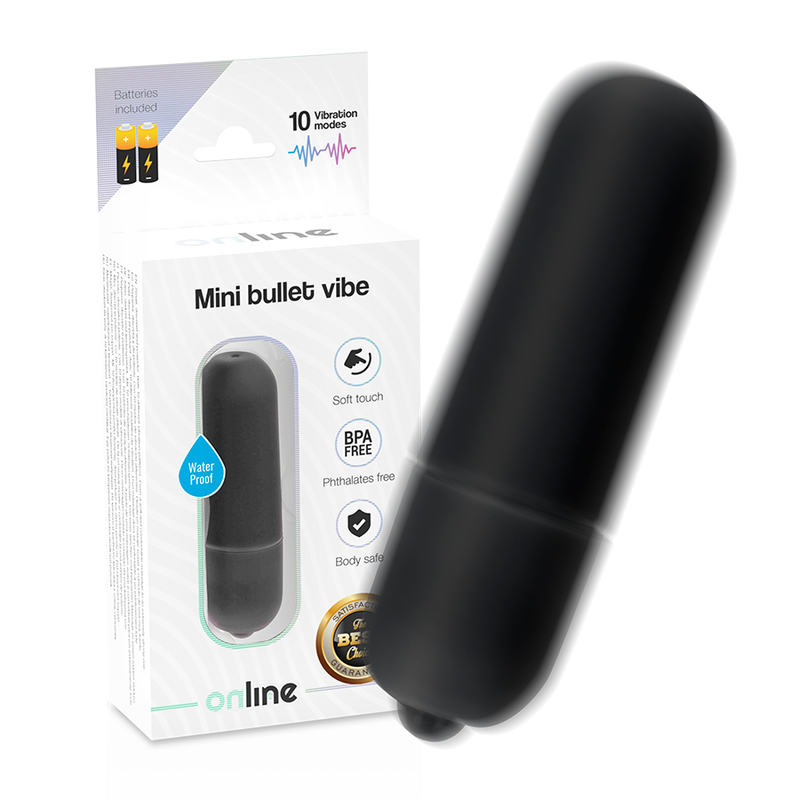 ONLINE - MINI BULLET VIBE BLACK 1 