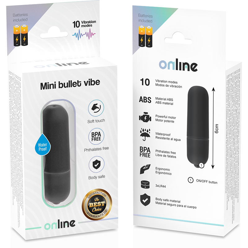 ONLINE - MINI BULLET VIBE BLACK 4 